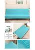 Solid Color Foldable Armless Sofa Bed Cover
