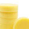 1Pc/12Pcs Waxing Sponge Porous Effortless High Density Super Soft Hand Tool Car Cleaning Durable Yellow Car Polish Wax Applicator Pad for Car