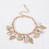 Retro Baroque imitation pearl conch shell female irregular bracelet personality exaggerated European and American style beach chain