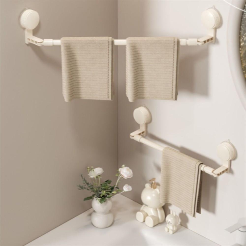 Nail Free Installation Bathroom Towel Rack Wall Mounted Bath Towel Storage Rack  Home