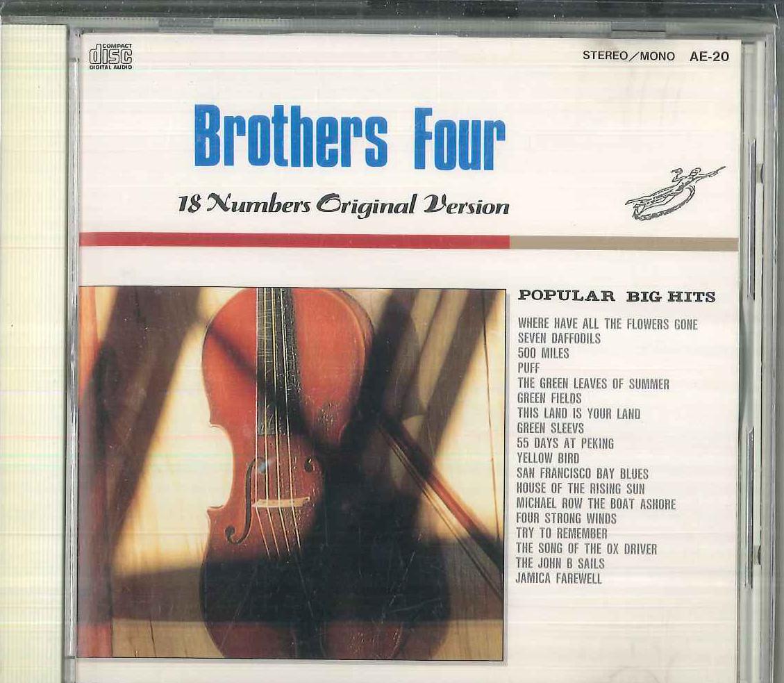 

CD BROTHERS FOUR - Popular Big Hits Brothers Four AE20 EYEBIC Japan Obi Folk Used