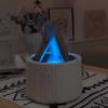 Aromatherapy Diffuser with Wooden Stick-remote Control, White Noise, Air Humidifier Warming Function and 7-color LED Light.