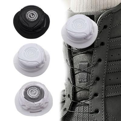 1 Pair Metal Wire Swivel Automatic Buckle Rope Sneaker Shoe Laces For Kids Adult No Tie Shoe Laces Quick Lock Shoestrings