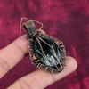 Seraphinite Gemstone Pendant Copper Wire Wrapped Jewelry Handmade Amazing Pendant