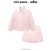 MiniPeace Girl's Winter Long Sleeve Top & Skirt Set