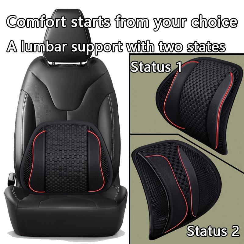 Breathable Lumbar Pillow - Mesh Back Cushion for Lumbar Support. Ideal for Car Seats & Office Chairs During for Long Drives Or Work Sessions