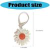 Handcraft Leather Key Holder With Florals Designs Versatile Unisex Accessory for Keys Backpacks Purses
