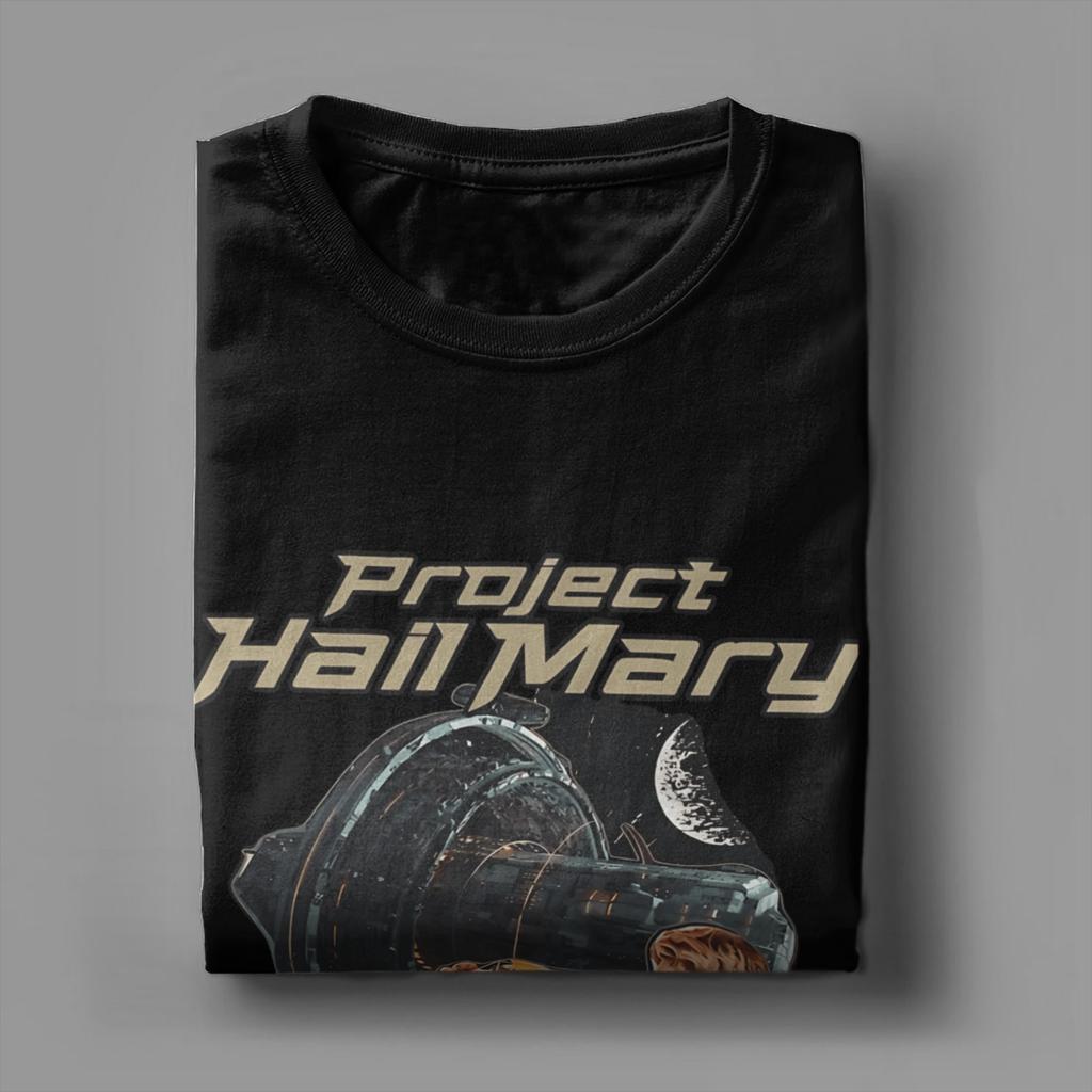 Harajuku T Shirt Project Hail Mary Sci Fi Graphic 100 Cotton TShirts Hip Hop Tshirt for Unisexs Beach Y2K Casual Design Top Tees