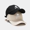 European and American New Skull Embroidered Baseball Cap Men's and Women's Street Trend Hip-hop Cap Outdoor Sun Hat