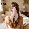 Comfortable Ponytail Holder Hair Tie High Elasticity Bow Ribbon Design Lightweight Yarn Rope Versatile Accessory