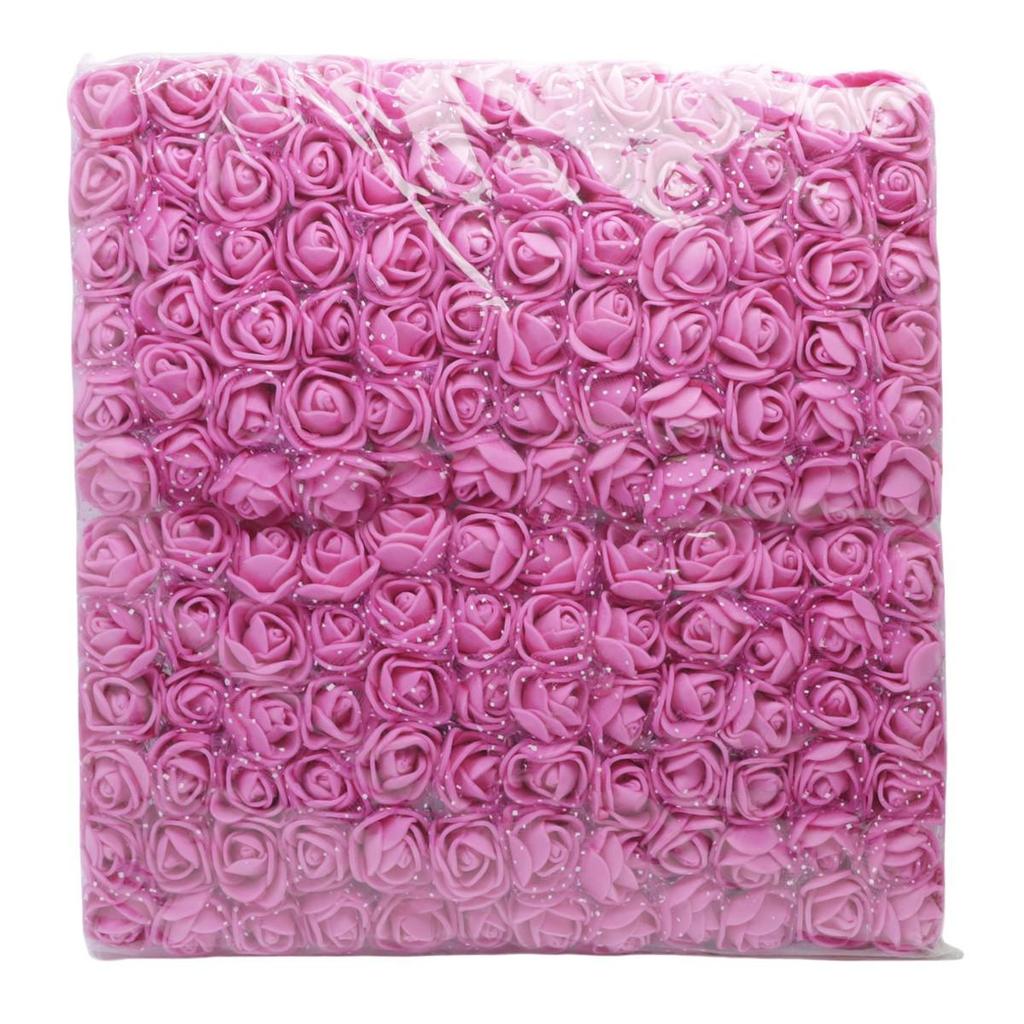 Yarn Lace Rose Flower Garland with Foam and Dried Flowers for Wedding Candy Box or Gift Box