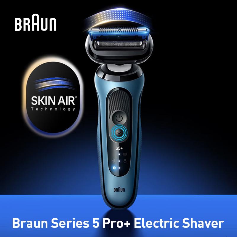 Braun Series 5 Pro+Reciprocating Electric Shaver with SkinAir Skin-Friendly Technology Gimbal-Like Simulation Technology Ultra-Thin Skin-Friendly Foil