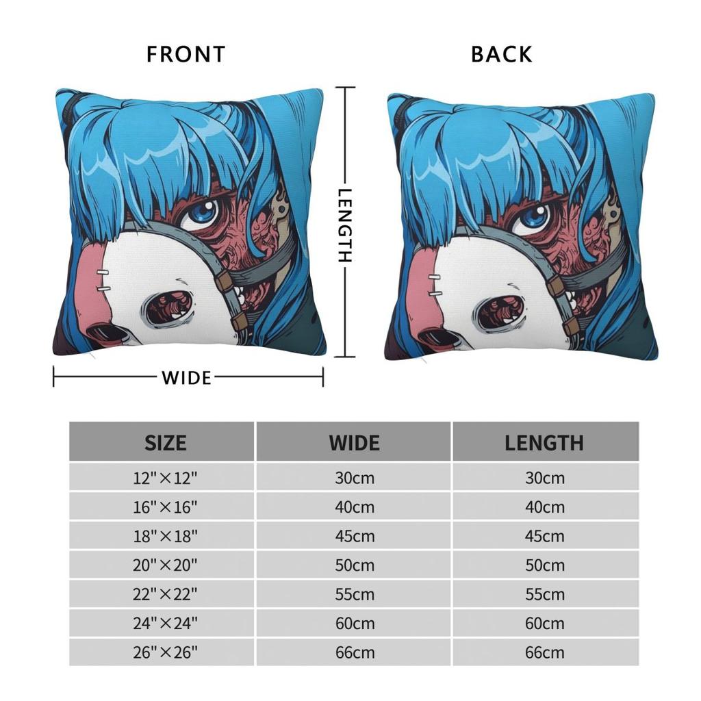 Game Sally Face Terror Adventure Square Pillowcase Pillow Cover Cushion Decor Comfort Throw Pillow for Home Car