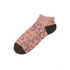 Paul Joe Pink Casual Short Socks with Gypsy Line Art Pattern & Men's