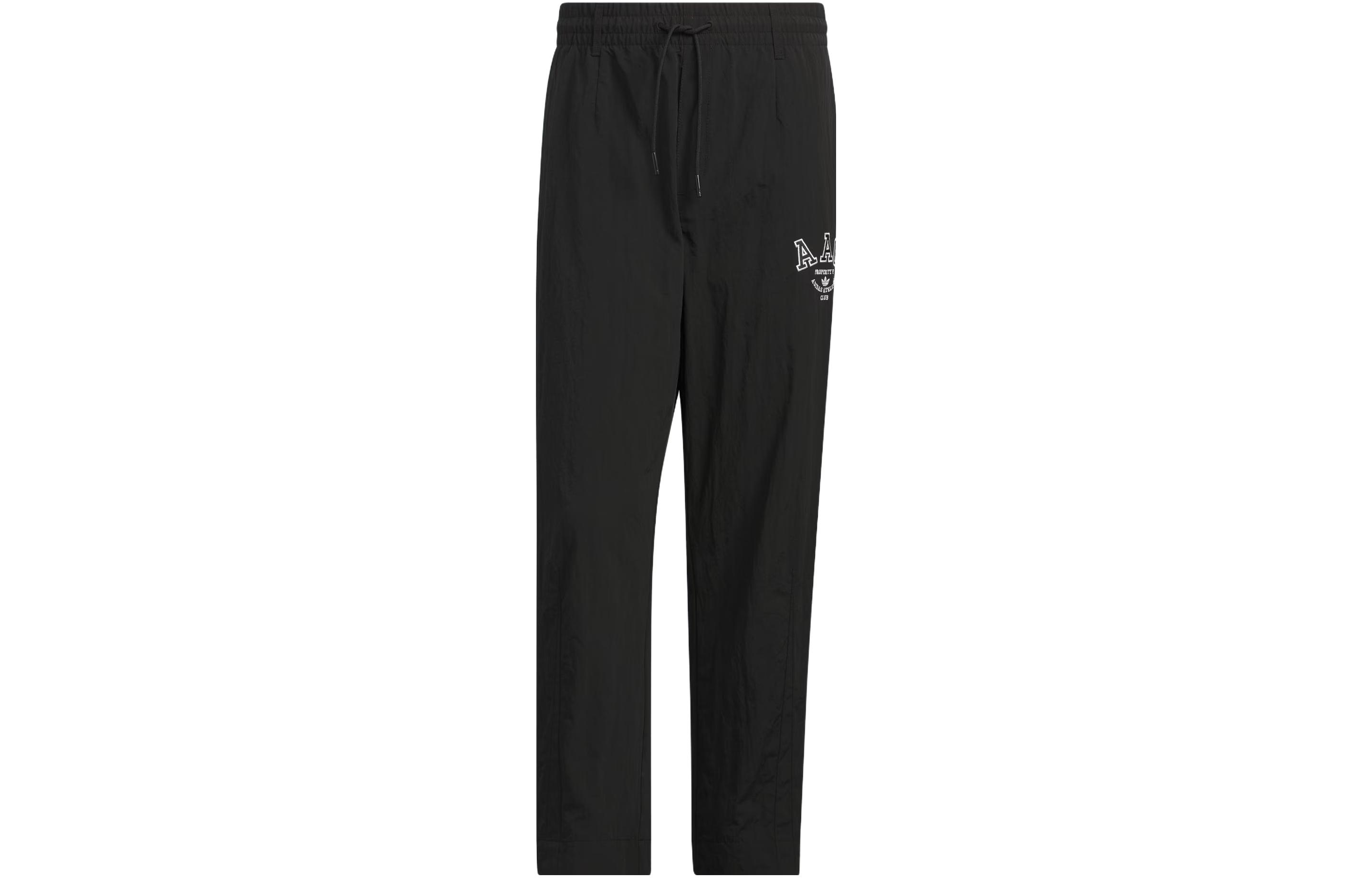 

Adidas Originals Knitted Sweatpants Men s Black Moderate Straight Fit Pants IM8436 S