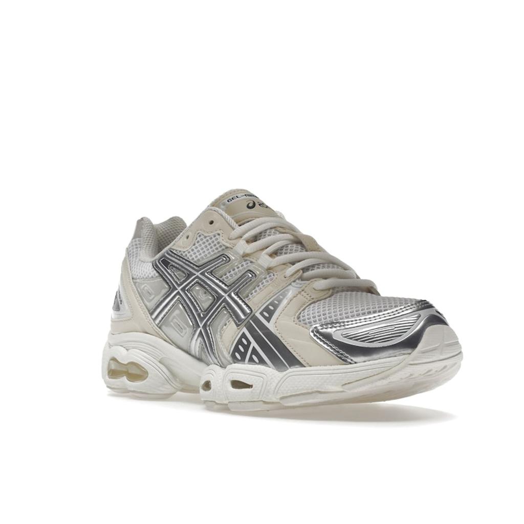 WIND AND SEA x ASICS Gel Nimbus 9 Blanc Argent Baskets Unisexe Argent Pur 1201A801-100