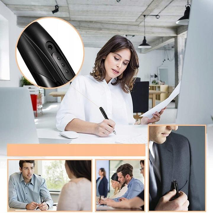 Versteckte Kamera Stift Aufnahme Lange Arbeitszeit Mkw8
