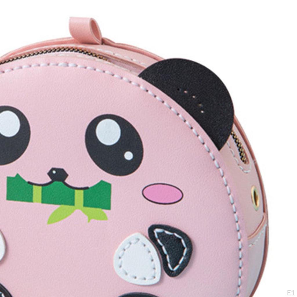 DIY Leather Bag Making for Beginner Pre Punched Panda Shaped Woven Shoulder Sewing Material