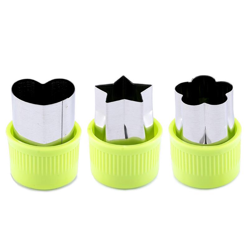 

Stainless Steel Butterfly Noodle & Biscuit Cutter Set Three Piece Green [OPP Bag] как