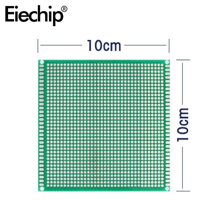 

5PCS Double Sided PCB 10*10cm Printed Perfboard Green Pcb Board 10x10cm Circuit Prototyping Board DIY Electronic Kit синій
