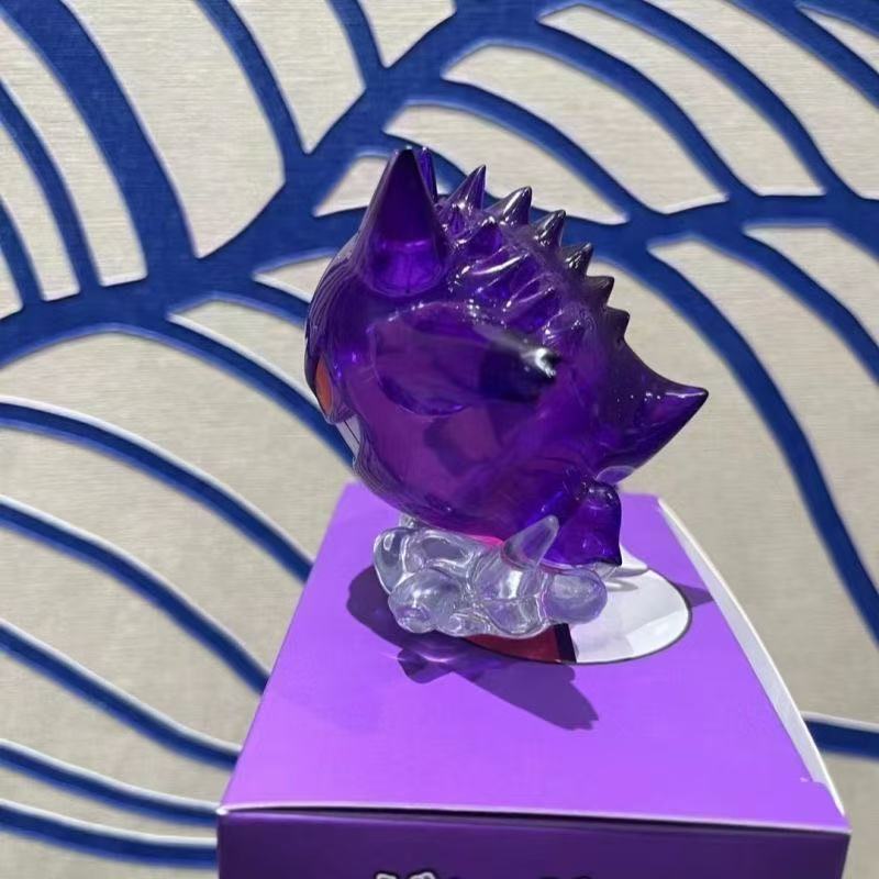 9cm/3.54inch Anime Pokemon Gengar Action Figure Q Version Figure Kawaii Doll Ornament Set Children Birthday Toys Gift
