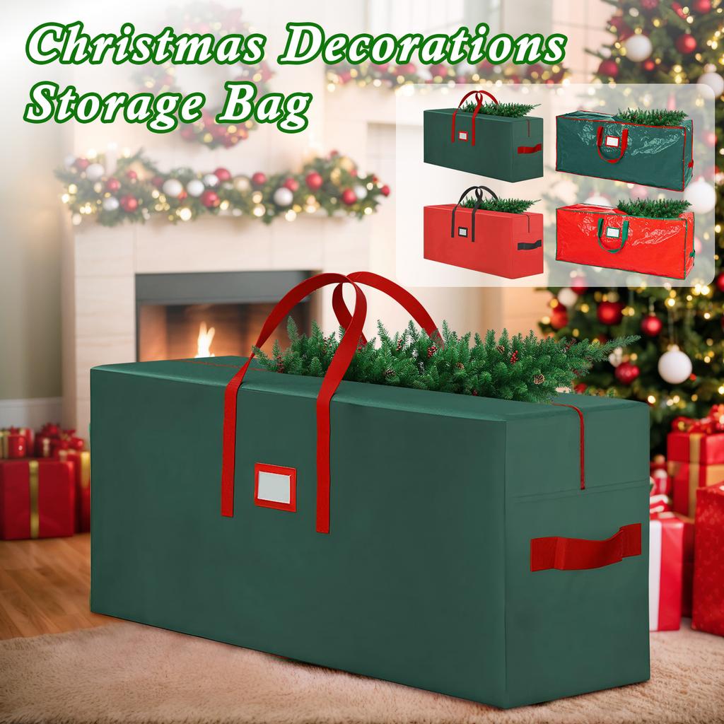 Christmas Tree Storage Bag with Reinforced Handle Heavy Duty Tree Bag Foldable Christmas Tree Packaging Bag Holiday Essentials