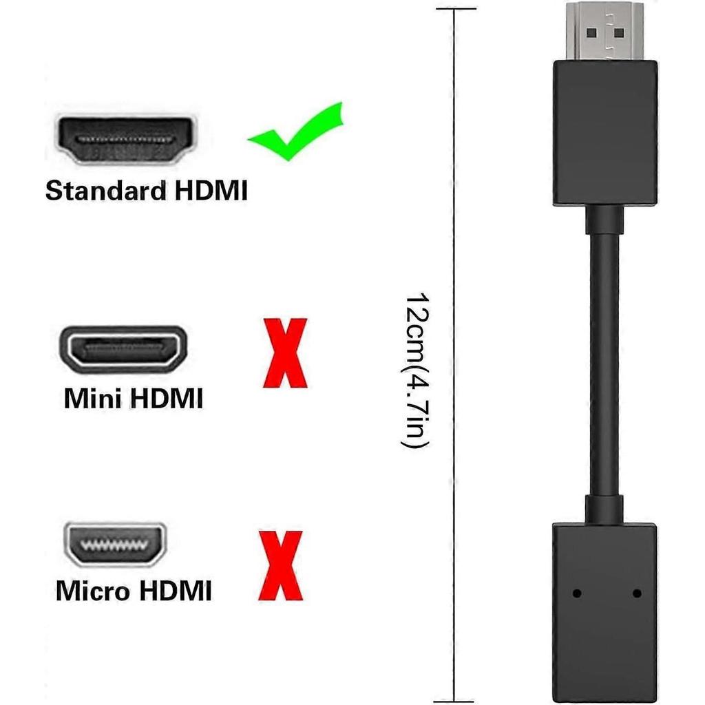 2PCS HDMI Extension Cable 12cm 4K HDMI Extender Male to Female HDMI Cable Adapter Compatib