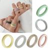 Acrylic Cute Rings Set Colorful Rings Transparent Stacking Rings Aesthetic Funny Stackable Ring for Women Girls Gift