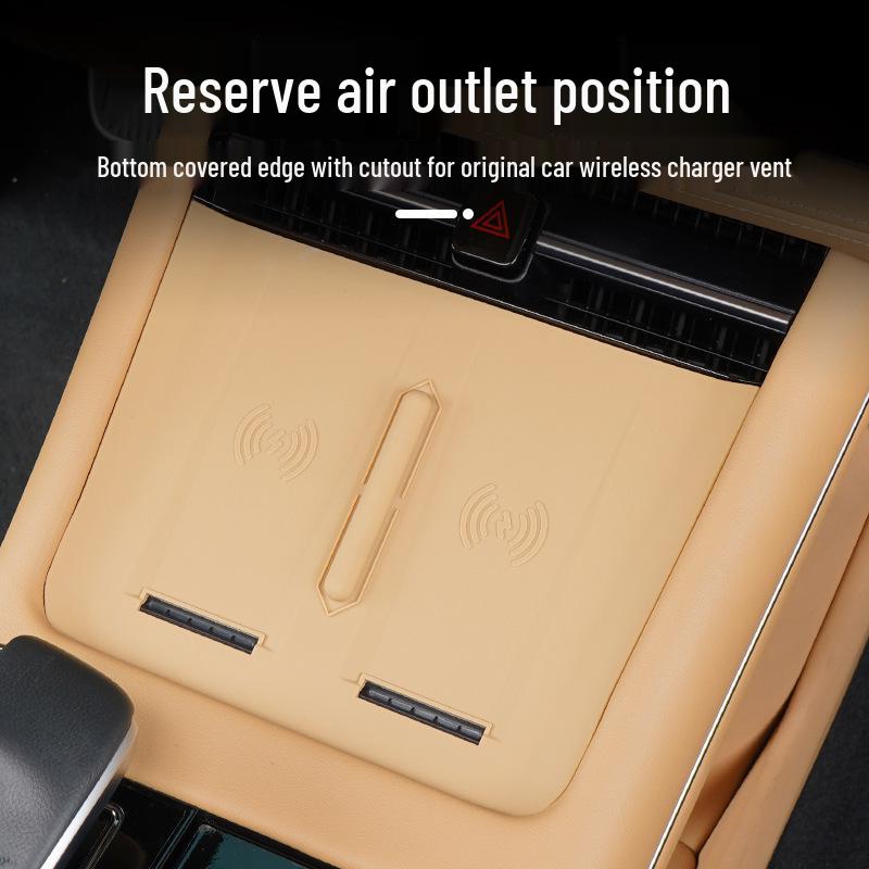AITO M7 Central Control Wireless Charging Silicone Pad: Anti-slip Protective Accessory for 26 Models.