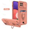 Slide Camera Lens Protection Case For Samsung Galaxy A22 5G Card Slot Stand Holder Magnetic Cover For Samsung Samsun A 22 22A