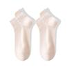 Thin Short Running Socks Solid Color Sports Boat Socks Soft Summer Mesh Socks  Women
