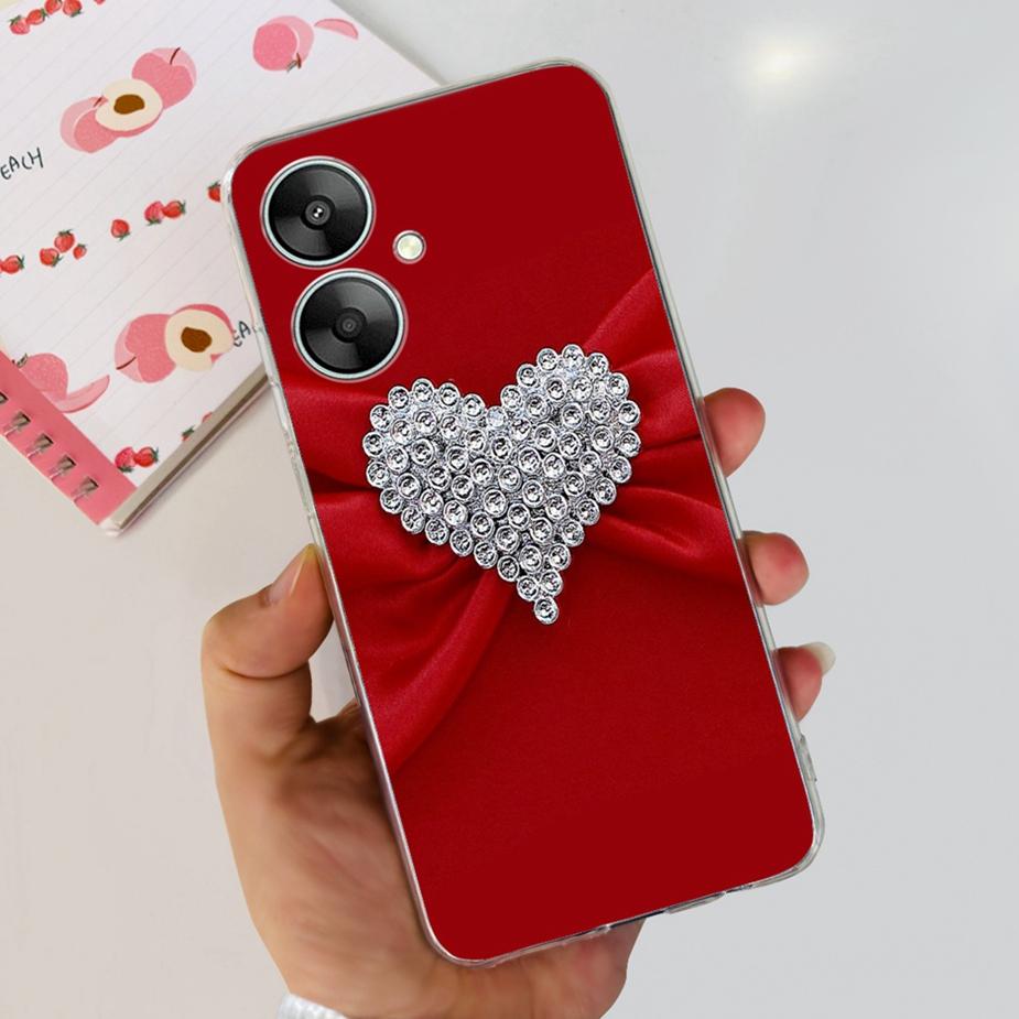 For Xiaomi Redmi 13C 5G Case Redmi 13R Stylish Painted Back Cover Soft Silicone Phone Case For Redmi 13R Redmi13C 5G Fundas Capa