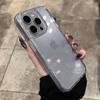 Luxury Shockproof Transparent Glitter Bling Phone Case for iPhone 17 Air 16 15 14 13 12 17 Pro Max Soft Bumper Clear Hard Cover