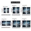 2pcs   spring summer Curtains New York City Landscape and Skyscraper Architecture Prints Yarn Curtains Polyester Easy Install