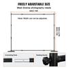 10ft X 10ft Pipe and Drape Kit, Heavy Duty Backdrop Stand with Carbon Steel Base, Adjustable Backdrop Support with 6 Clamps and A Carry Bag for