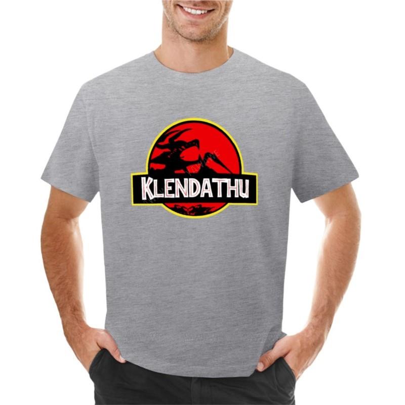 Klendathu - Starship Troopers (Jurassic Park Style) T-Shirt Black T Shirts T-shirt for a Boy Men Clothings