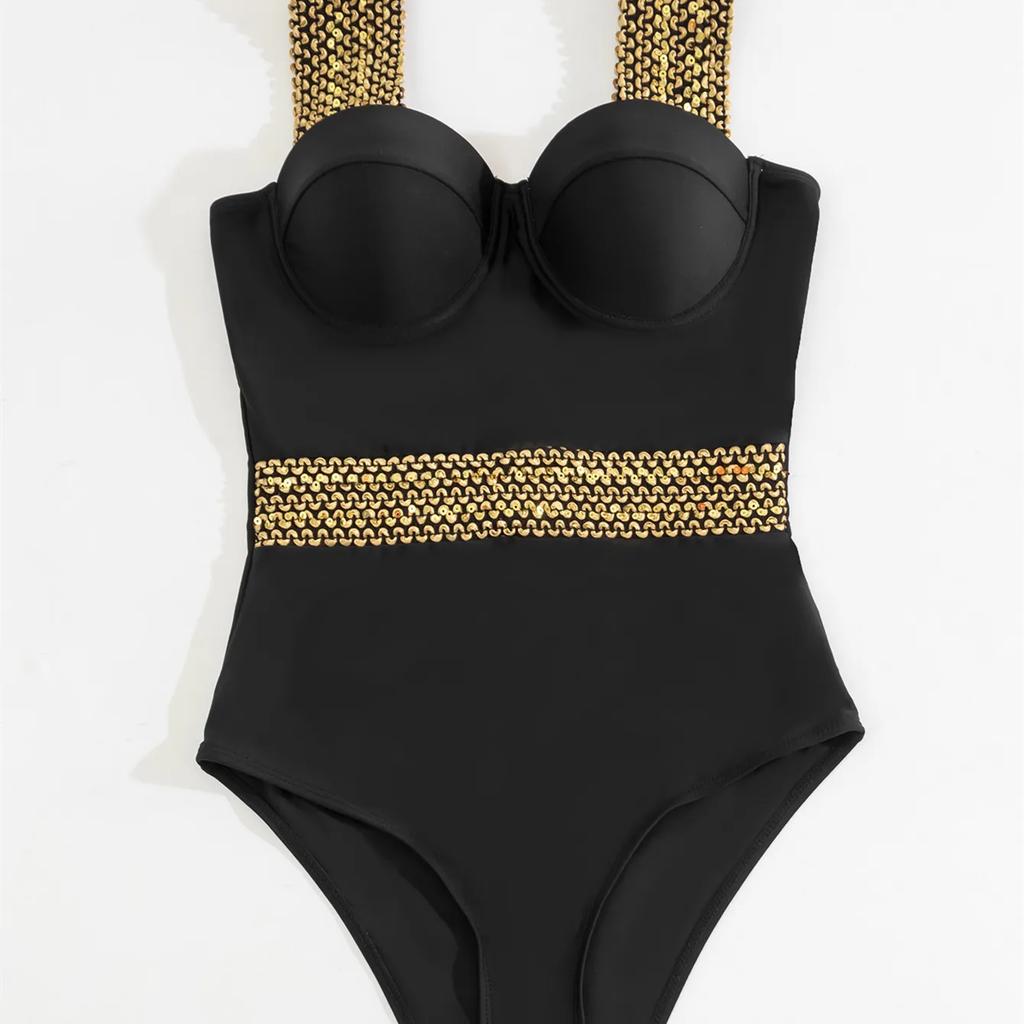 Push Up Women Swimsuit One Piece Sexy Swimwear Women 2022 Bath Suit Stitch Detail One-pieces Swimming Suit Bathing Suits