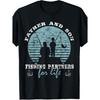 's Father & Son Fishing T-Shirt - 100% Matching Dad & Son Outfit, Fishing Trip Gift, Casual Crew Neck Short Sleeve Shirt with Father-Son Fishing