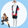 ONE PIECE cos suit fire fist Ace cosplay kimono suit hat two-dimensional cosplay costume