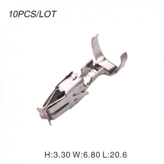 10PCS Car Truck Automobiles Female N 907 327 03 Copper Fuse Box Terminal 4.8mm