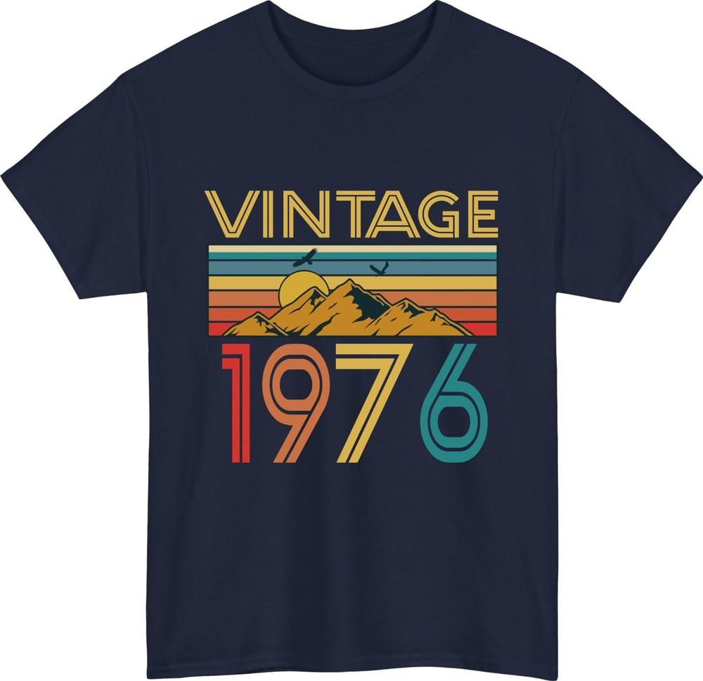 Personalised vintage year tshirt retro custom birth year birthday gift tee top S