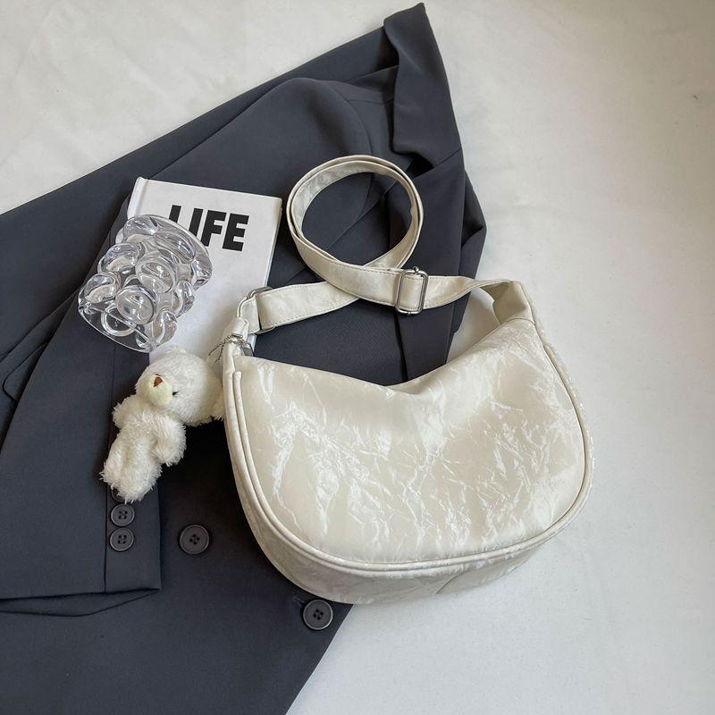 Nische weiche Oberfläche Großraumtasche Damen neue Schulter-Unterarmtasche Umhängetasche Knödeltasche