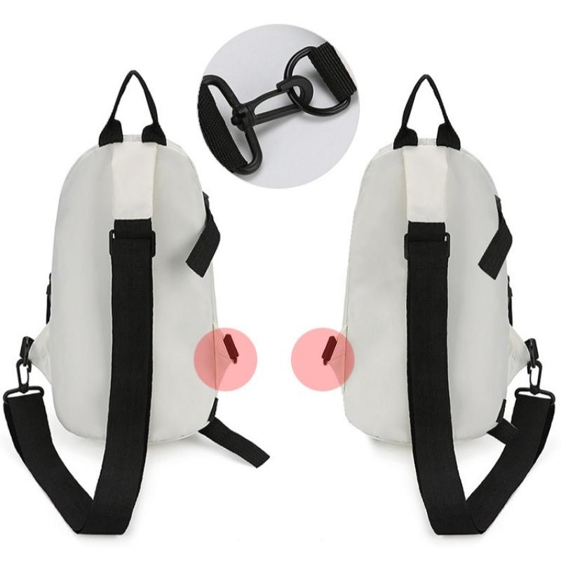 Men's/Women's Chest Bag Outdoor Sports and Leisure Crossbody Bag Waist Bag Ins Large Capacity Shoulder Bag Portable Underarm Bag Couple Bag