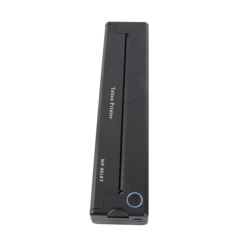 Printer Machine Mini 2000mAh Wireless Thermal Stencil Printer for Tattooist Black