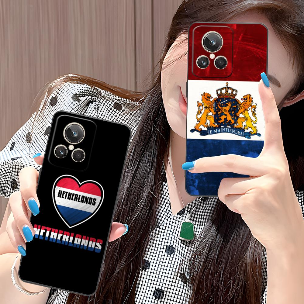 Netherland Dutch Flag Matte TPU Mobile Phone Case for Realme GT 8 Neo Pro C75 73 71 C67 65 C55 53 C35 31 C20 15 Colorful Cover