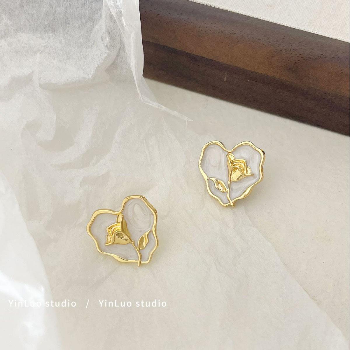 

«Серьги-иглы Майяра 925»: Янтарный жемчуг в стиле ретро для осени/зимы