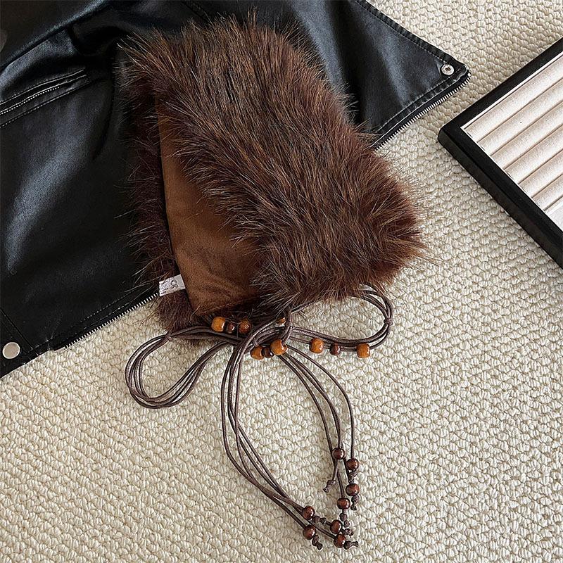 Y2K Leopard Furry Fur Belt Vintage Gothic Imitation Belts Sexy Hiphop Waistband Jeans Pants Decor Belt