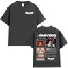 Rapper QUEVEDO DOBROU NOC Album Tour Tričko Pánské Dámské Módní Hip Hopová Trička Ležérní Volné Tričko s Krátkým Rukávem Streetwear