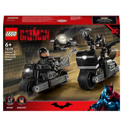 LEGO Superhelden Batman Selina Kyle Motorradverfolgungsjagd 76179 Spielzeugbaustein Geschenk Superheld Amerikanischer Comic Fahrzeug Fahrzeug Sentai Held Jungen 6 Jahre alt