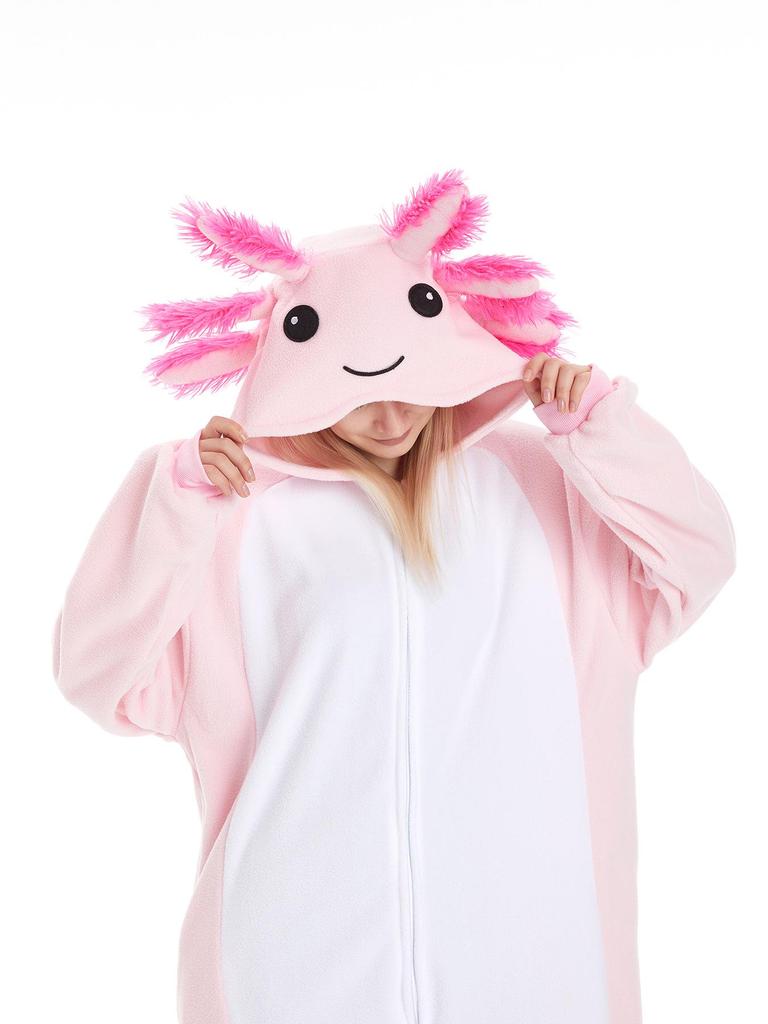 Black & White Dragon Cartoon Onesie Pajamas, Couple Style, Medium-Thick, Plus Size Homewear.